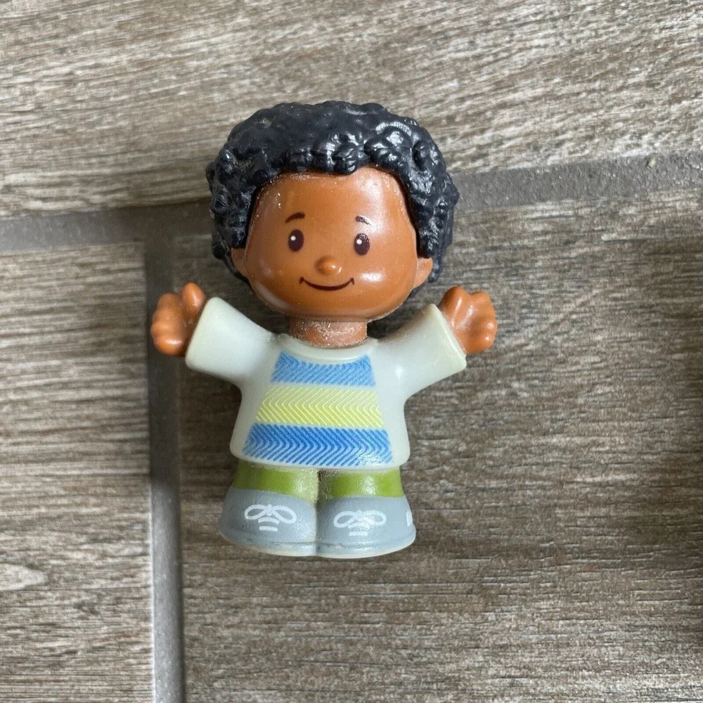 fisher price little people lot of 4 doctor, policeman, school boy, dad